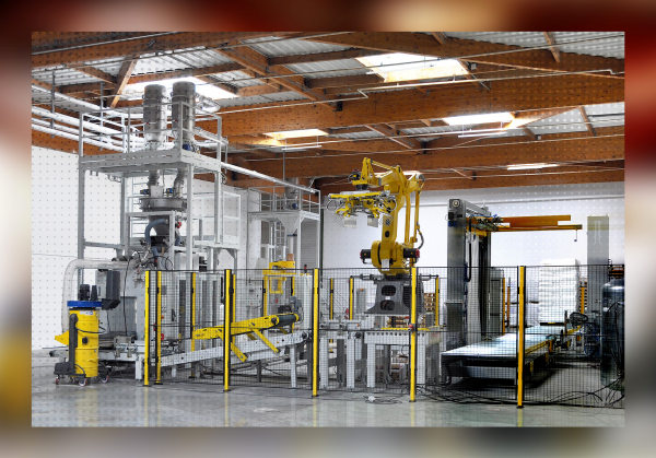 Ensacheuse robotisée - Robotic packaging machin