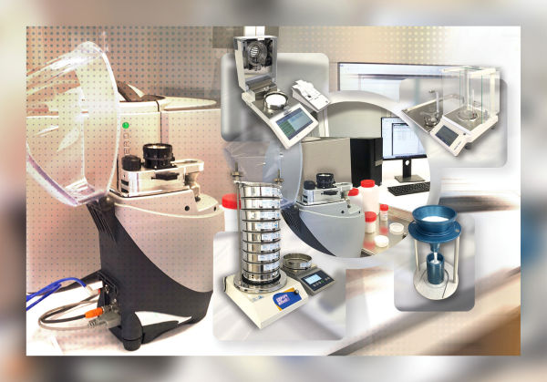 Laboratoire équipé d’un granulomètre laser - Well equiped lab, with a malvern laser granulometer